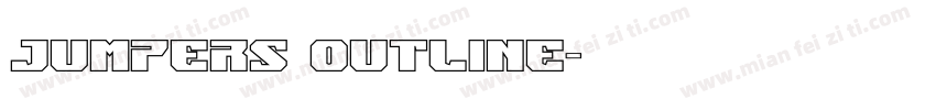 jumpers outline字体转换